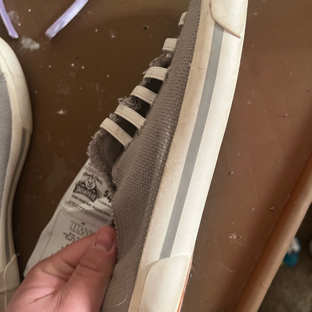 Gray Low-Top Sneakers